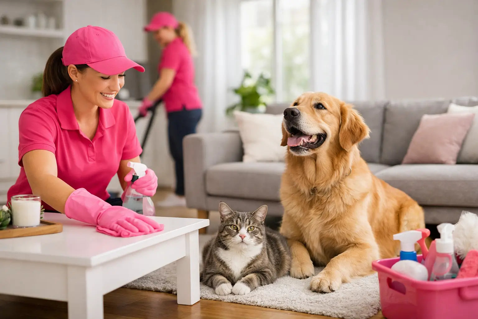 What to Expect From a Pet Friendly House Cleaning Service