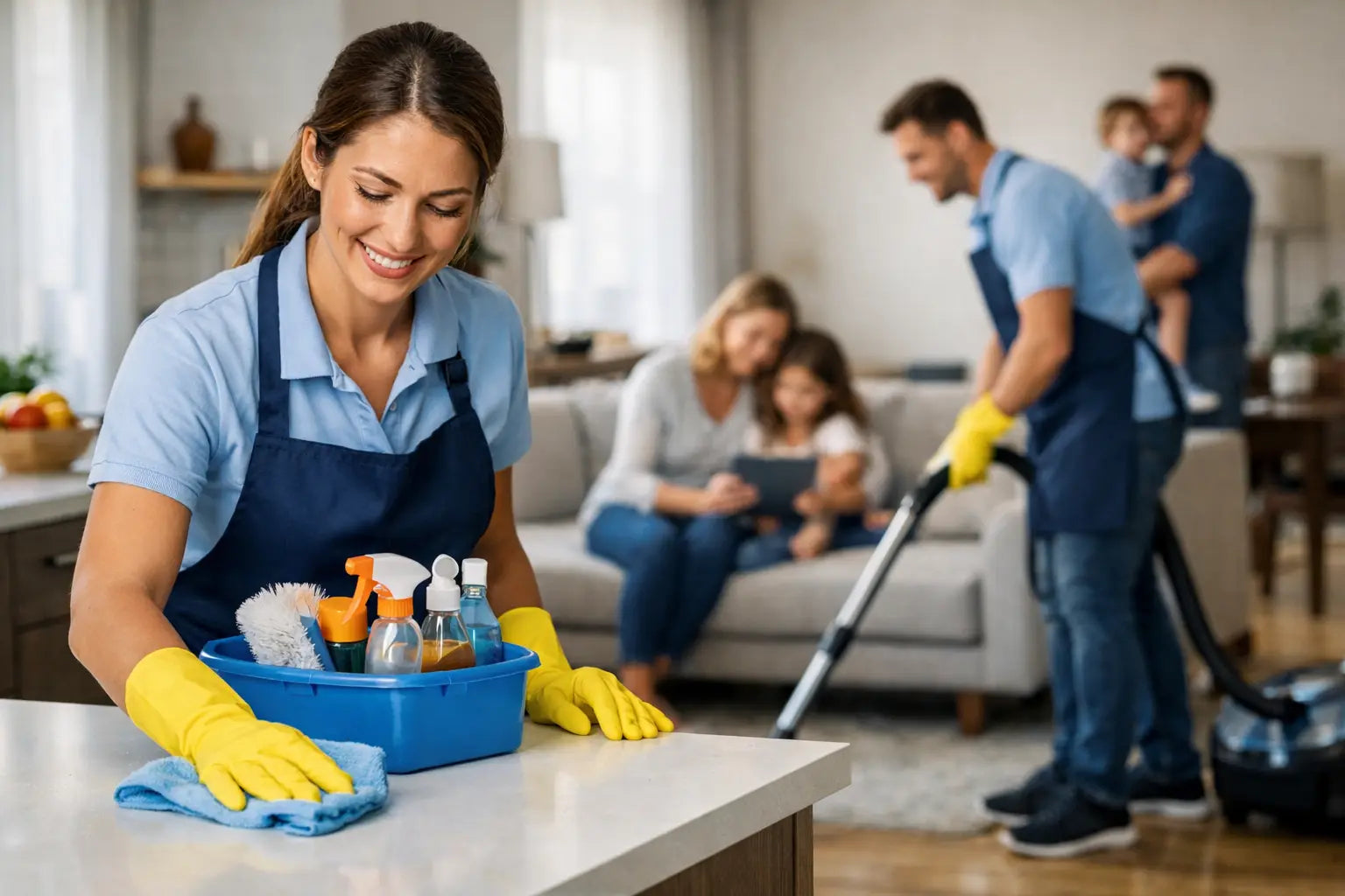 Busy Family Cleaning Service Example That Works